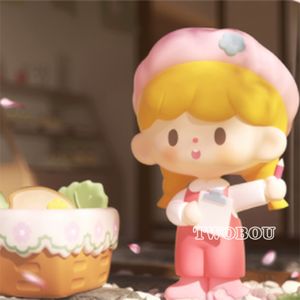 Kör kutu zhuo dawang sakura kahve dükkanı serisi gizemli kutu tahmin tahmin oyuncak oyuncaklar sevimli anime figür masaüstü süsler koleksiyonu hediye 230905