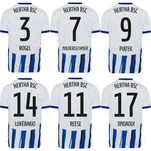2023/24 Hertha BSc Futbol Formaları 2024 Prevljak Niederlechner Rogel Pekarik Gömlekler Mens Reese Myziane Kenny Kempf Futbol Formaları