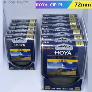 Filtreler Orijinal Hoya 72mm Dairesel Polarizasyon CIR-PL Slim CPL Filtresi İnce Polarizatör Kamera için Filtre Nikon Lens Q230905