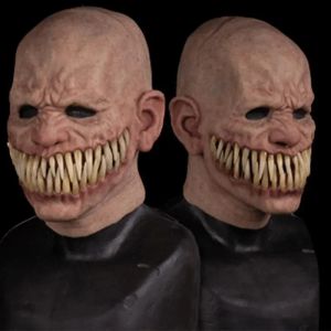 Máscaras de festa Adulto Horror Truque Brinquedo Assustador Prop Látex Máscara Diabo Face Capa Terror Assustador Prático Joke para Halloween Prank Brinquedos CPA4602 906