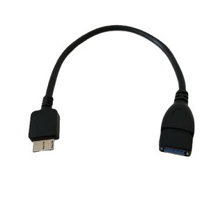 Стандартный короткий кабель OTG USB 3.0 A «мама» — «папа» Micro B