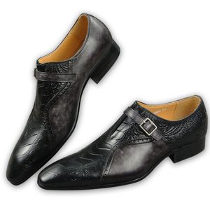 Классические туфли мужские офисные модные один продукт современный стиль высокое качество оксфорды ручной работы черный дизайн бизнес для мужчин 230905