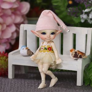 Куклы Realpuki Pupu Free Fairyland FL Doll BJD 113 Pink Smile, игрушки в виде эльфов для девочек, крошечные шарнирные соединения из смолы 230906