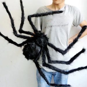 Украшение на Хэллоуин, черный паук, паук, украшение на Хэллоуин, дом с привидениями, опора для дома и улицы, черный гигант 3, размер 906