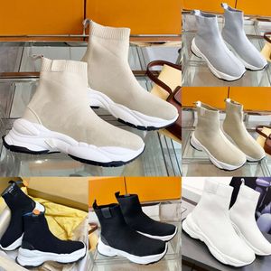 Tasarımcı SOCKS Sıradan Ayakkabı Platformu Koşucu Spor Sokak Ayakkabı Kabartmalı Spor Ayakkabıları Kadın Boot Örgü Eğitmeni 36-42 NO466