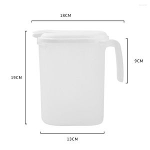 Kalça Şişeler Su ısıtıcısı plastik sürahi yaz suyu 1.8litre 18 19 13cm kaplı süt içecekleri markası