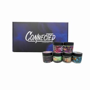 32 штуки Alien labs Connected box Xeno Premium 3,5 грамма Flower Alien Labs Черная стеклянная банка Упаковка с 5 вкусами Наклейки Alienlabs