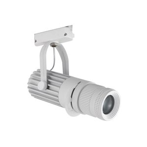 Zoom Spots Beyaz Kabuk LED Track Işık Ayarlanabilir Odak Sahne Projektör Tavan Lambası KTV Bar Restoran Cafe Spot Aydınlatma D2.5