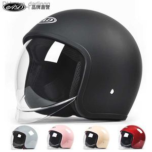 Cycling Helmets Electric Scooter Helmets Anti-fog Lens For Harley Motorcycle Helmet Four Seasons General National Standard Certification Q230907