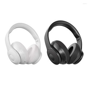 1 set cuffie wireless con cancellazione attiva del rumore ANC auricolari da gioco a bassa latenza ABS bianco