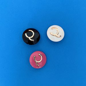 Resin Round Letter Buttons for Shirt Coat Sweater Special Letter Diy Sewing Button with Stamp
