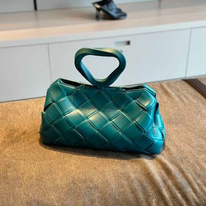 Luxustasche BVs Designer Botteg Vena Bags Grasp Woven Triangle Ring Handtasche Lake Blue X