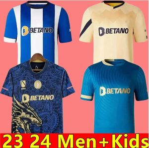 23 24 FC Portos Futbol Formaları 2023 2024 Pepe Veron Mateus Futbol Gömlekleri Ev Uzakta Sarı 130 Yıllık Yıldönümü Kampı Pepe Mehdi Luis Diaz Erkekler Çocuk Kitleri Kitler
