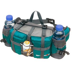 Рюкзак для улицы, поясная сумка, походный мужской рюкзак, EDC, велосипедный рюкзак, набор для бутылок с проточной водой, водонепроницаемый нейлоновый альпинистский рюкзак, черный 230907