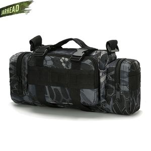 Sırt çantası açık molle kamera çanta kamuflaj çok işlevli cepler ordu taktik koşu kamp balıkçılık yürüyüş omuz spor bel paketi 230907