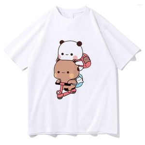 Erkek Tişörtleri 2023 Bubu ve Dudu Gömlek Erkekler Harajuku Estetik Grafik Komik Kawaii Tshirt Unisex Anime Karikatür Kıyafet Kum Pamuk Tee