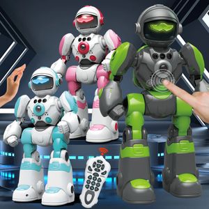 ElectricRc Hayvanlar RC Robot AI Akıllı Programlama Değişken Sesli Müzik Dansı Erken Eğitim Makine Modeli Oyuncaklar Çocuklar İçin Uzaktan Kumanda 230906