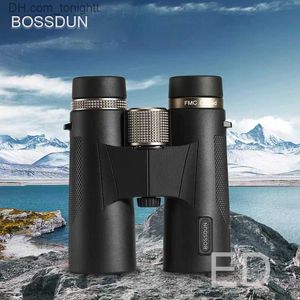 Telescopes BOSSDUN Professional ED Lens Binoculars FMC Waterproof 12x42 Telescope for Hunting Outdoor Activity Camping Q230907