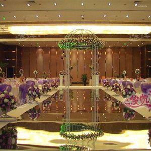 Parti Malzemeleri Romantik Düğün Favors Ayna Halı Koridoru Talep T İstasyonu Dekorasyonları Halı varış 1.2 metre genişliğinde 10 m Rulo
