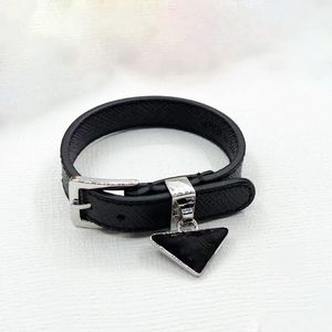 Brand Designer Luxury Bracelets Men's and women's Bracelets Fashion Unisex Jewelry Aolly Buckle Leather black white color With box