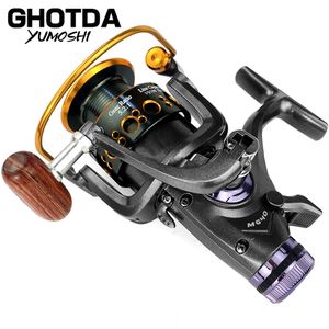 Fly Fishing Reels2 Saltwater Reel Carp Wheel Double Brake System 3000 4000 5000 6000 Tools 230907