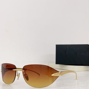 Óculos de sol de designer de alta qualidade masculino e feminino moda à prova d'água à prova de poeira óculos de sol versáteis de luxo sem moldura SPR A56