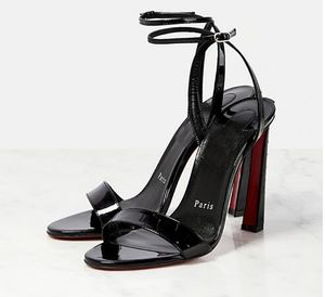 Yaz kadın sandalet stiletto topuk rahat elbise ayakkabı seksi bayan peep-toes stiletto sandalet lüks parti deri ayakkabı eu35-43 kutu