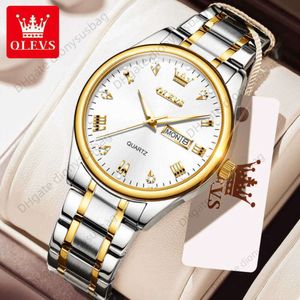 Роскошные дизайнерские часы Eurysys, брендовые часы Tuhao с инкрустацией золотом, британские деловые водонепроницаемые светящиеся мужские часы
