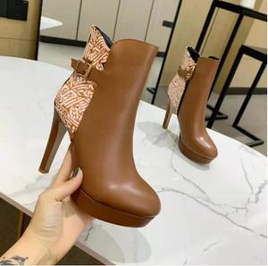 Luis vuittons bot lvity bayan diz botları çıplak tasarımcı kış botları ziyafet kalın dip platform seksi yüksek topuklu ayakkabılar