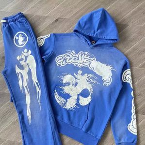 Felpa con cappuccio di design tuta moda Uomo Donna Tuta sportiva Classic logo del marchio con cappuccio Young Thug Felpe Streetwear Pullover Puro cotone Taglia USA