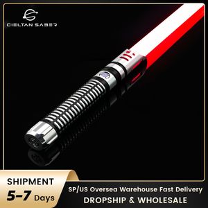RGB Pixel Lightsaber with 16 Sound Fonts and 9 Colors, DIY Metal Hilt, FOC Function, Perfect for Cosplay and Props