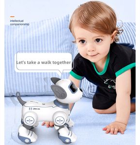 Biomimético Smart Robot Dog Programação Stunt Simulation Multifuncional Dcience Toy RC / elétrico Do g brinquedo para criança Hundespielzeug Intelligenz Chien Robot Puppy Toys