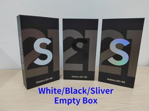 Silver/Black/White S20U S20+ S20 S21+ S22+ 5G صندوق تعبئة صندوق البيع بالتجزئة الفارغ لـ Samsung Galaxy S21 Plus 5G Phone Box S21+ 5G