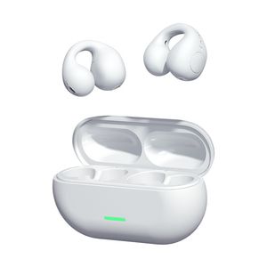 T75 TWS Bluetooth 5.3 Kablosuz Kemik İletim Kulak Klipi Kulak Müzik Gürültü Önleyici Kulaklık Kulaklıkları Kulaklık
