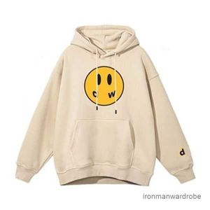 Drew Hoodie Kalite Çizim Kapşonlu Kış Pamuk Liner Gülümseme Anime Y2K Erkekler Sweatshirts Nedensel Sıcak Düz Drews Bariyer Yumuşma Gülümseme Hoodie 459