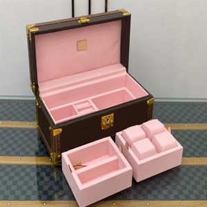 Coffret Accessoires Hard Case Bag Organizatörü Saatlere Eş Kufflints Güneş Gözlüğü ve Diğer Aksesuarlar Saklama Kutusu260J