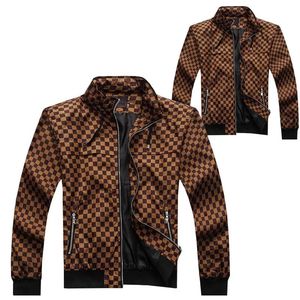 Sıcak Satış Patlamaları Sonbahar Moda Trend Erkek Ekose Ceket Marka Tasarımı Men's Long Sleeve Açık Giyim Ceket Büyük Boy M-4XL SP oluşturmak için