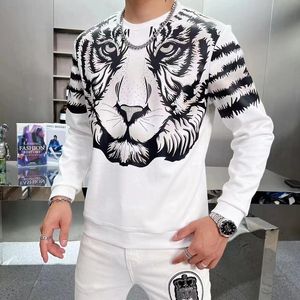 Mens Hoodies Sweater Erkekler Sweaters Hoodie Tasarımcı Sweatshirt Kazak Tiger Head Bouterwear Açık Moda Spor Giyim Sıradan Çift Giyim M-4XL