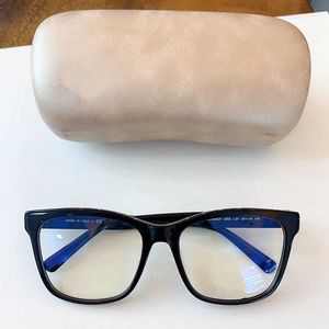 Moda tasarımcı markası serin güneş gözlükleri lüks süper yüksek kaliteli çift c bardak vuruşu aynı ch3392 plaka düz yüz çerçevesi anti mavi ışık düz ayna
