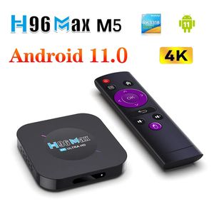 H96 Max M5 Akıllı TV Kutusu Android 11 RK3318 WiFi 4K 3D 2G 16G Set Üst Kutu OTA Google Play Media Player H96Max