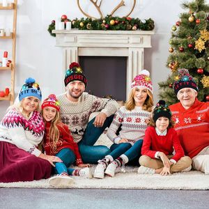 Трансграничная осенне-зимняя модная Рождественская светодиодная вязаная шапка с огнями, теплая шапка для взрослых, новый стиль 2023