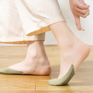 Женские носки, летние тонкие яркие цвета, невидимые японские хлопковые подушечки на переднюю часть стопы, оптовая продажа