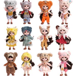 12 bambole reborn di simulazione animale da 15 cm, principesse per ragazze, giocattoli cambianti per bambini, regali, bambole all'ingrosso