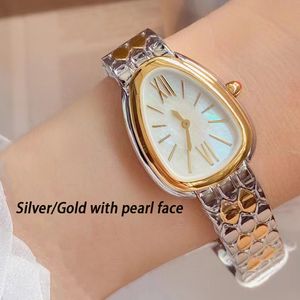 Mulheres relógios de luxo ouro relógio de quartzo para mulheres pérola rosto designer de aço inoxidável relógios de pulso feminino relógios à prova dwaterproof água montre de luxe