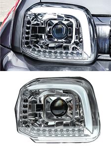 Suzuki Jimny için Araba Farları 2007-20 15 LED Gündüz Koşu Işığı Drl Yüksek Düşük Kiriş Xenon Far