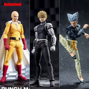 Eylem Oyuncak Figürleri Anime-Land Dasin/Great Toys/GT One Punch Man Saitama Genos Garou 1/12 14cm/5.5 inç SHF/S.H.F PVC Stokta Eylem Figürü Modeli 230912