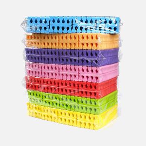 Toe Separatörler 200pcs/Paket Tırnak Sanat Ayakkabılar Parmak Ayak Sünger Yumuşak Jel UV Araçları Polonya Manikür Pedikür Ayak Parmak Parmak Rahatlatıcı Tutucu 230912