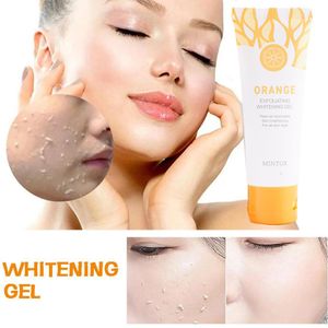 Yüz peeling krem ​​cilt bakım nemlendirici yüz ovma temizleyici akne siyah nokta tedavisi turuncu yüz kremini çıkar