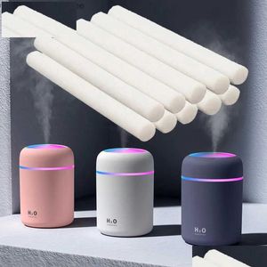 Nemlendiriciler 10 PCS 20 PCS/Paket Nemlendirici Filtresi Özel Yedek Pamuk Sünger Çubuğu USB Aroma Difüzör Hava Bırakma Teslimat G DH6CO