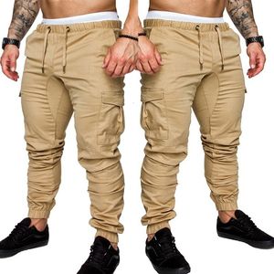 Erkek pantolon hip hop erkek spor joggers koşu fitness pantolon moda pantolon eşofmanlar elastik manşet uzun 230912